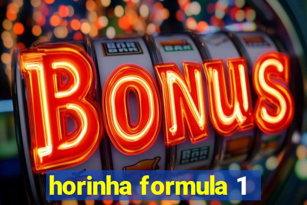 horinha formula 1